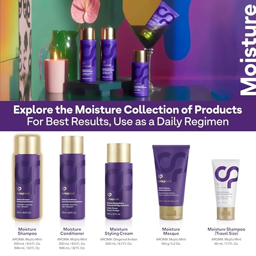 ColorProof Moisture Shampoo Hydrating Sulfate-Free Shampoo for Color-Treated Hair, Mojito Mint Scent