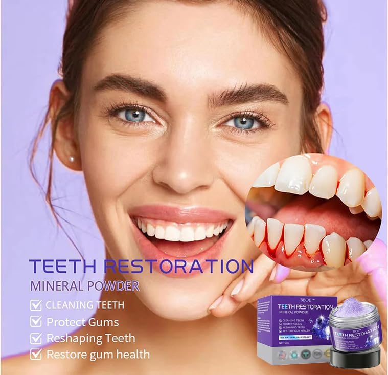 BBOJI Teeth Restoration Mineral Powder,BBOJI Tooth Restoration Mineral Powder,Protect Teeth and Gums and Solve Oral Problems (1)