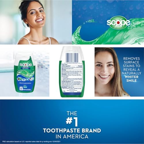 Complete Plus Scope Minty Fresh Liquid Gel CRES.t Toothpaste 4.6 oz (Pack of 2)
