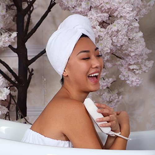 DAILY CONCEPTS Daily Body Scrubber, Soy-Based and Organic Cotton. The Bath Sponge Deeply Cleanses The Skin and Creates A Rich Foamy Lather. The Outer Texture Provides A Gentle Exfoliation - Pack of 3