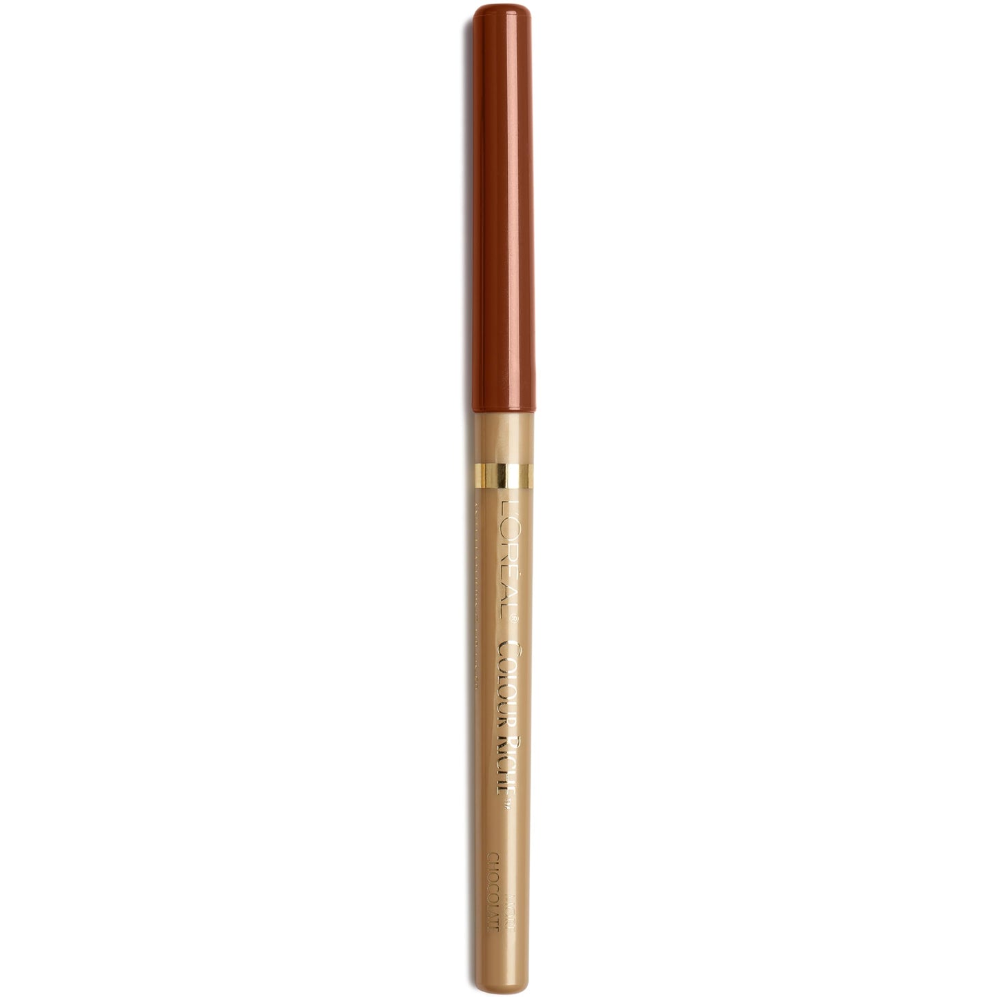 L'Oreal Paris Colour Riche Lip Liner Pencil, Creamy Lip Liner with Omega 3 and Vitamin E, 783 More Chocolate (Brown)