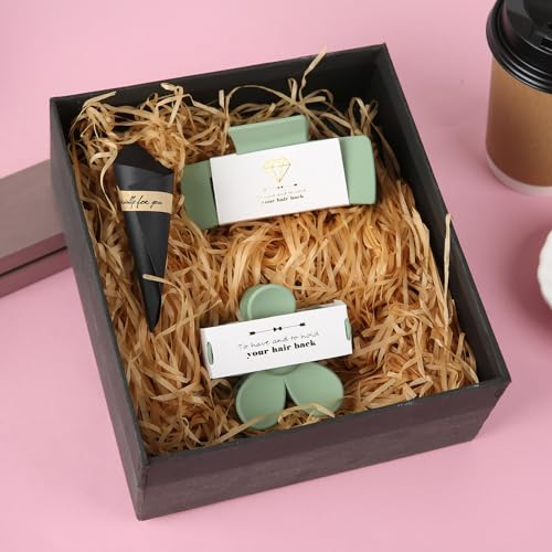 16pcs Bridesmaid Proposal Gifts 4.1inch square Bachelorette hair Claw Clip heart Sunglasses set of 16 Girls Trendy gift for Wedding Party Favors(16pcs White&Dusty Blue)