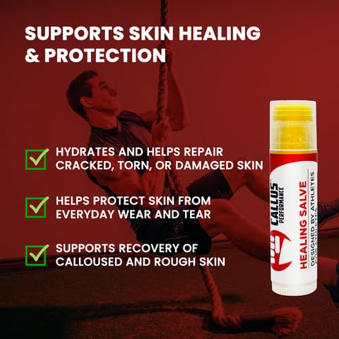 Healing Salve | Helps Heal callous Rips on Your Hands - Designed for: Gymnastics, Weight-Lifting, Cross Training, Gym, Rock Climbers | Moisturize Skin Properly | Original Scent