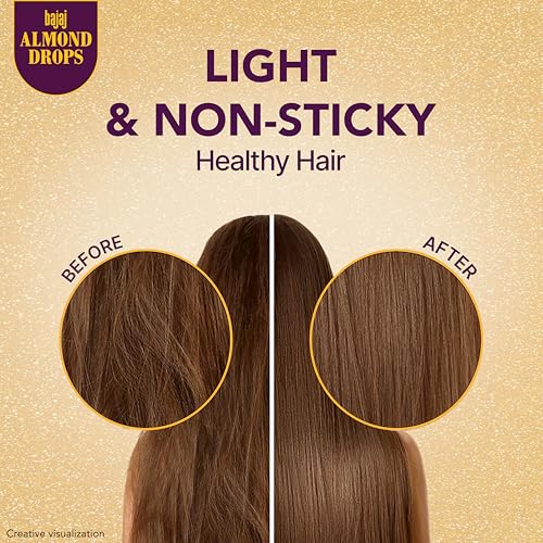 Bajaj Almond Drops Hair Oil - 475 ML (16.91 Floz.)