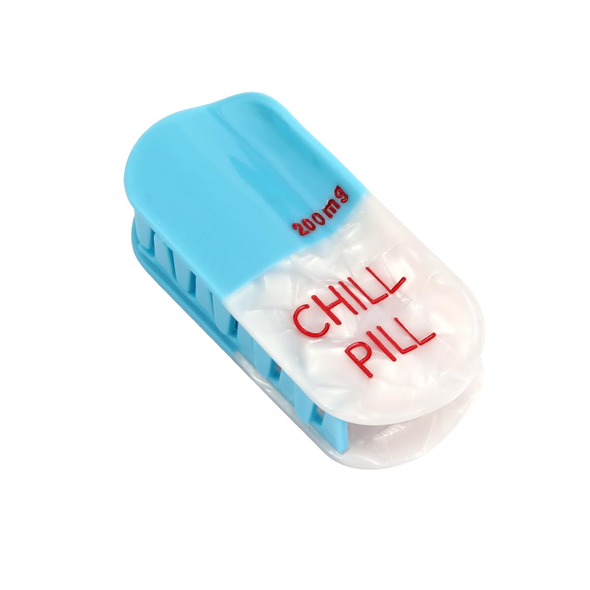 Chill Pill Hair Claw Clip Pharmacy Claw Clip Personalized claw hair Clip Fun Summer Acetate Hair Claw Accessories for Women,200mg