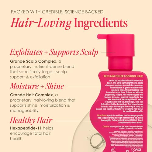 GrandeHAIR Full Boost Shampoo and Conditioner