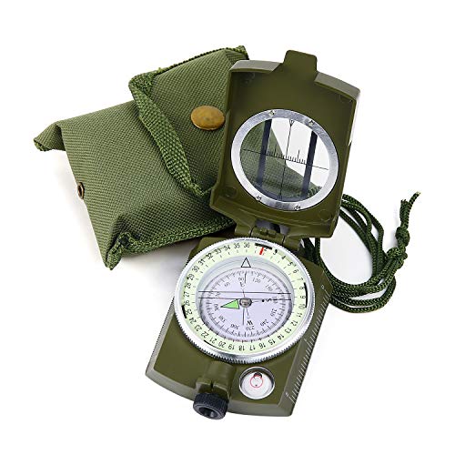 Compass, Sportneer Compass Hiking Survival Compass Military Grade Waterproof Boy Scout Compass for Kids Gift Backpacking Camping Hiking Map Navigation