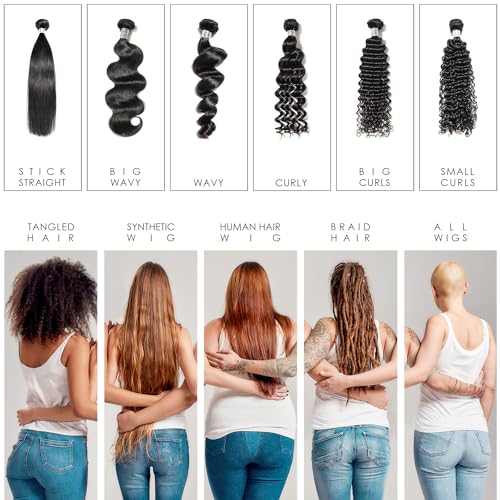 Awesome Synthetic Wig Shampoo, pH6, Detangle and Anti-Frizz, Adds Body & Volume, Hydrates & Moisturizes, Promotes Silkiness & Shine, Easy Combing, Contains Coconut Oil,7 fl oz