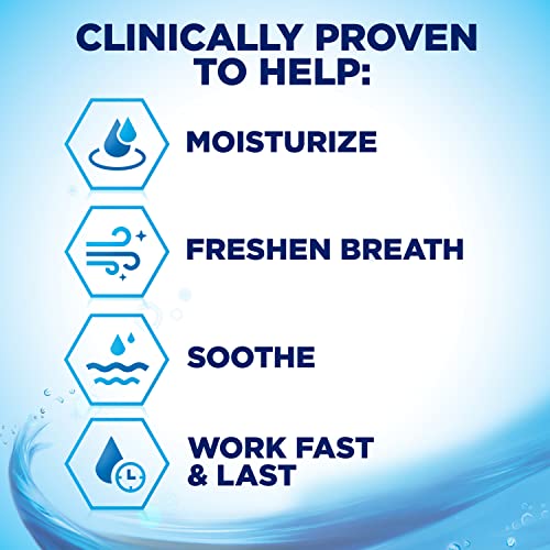 Biotene Oral Rinse Mouthwash for Dry Mouth, Breath Freshener and Dry Mouth Treatment, Fresh Mint - 2x33.8 fl oz