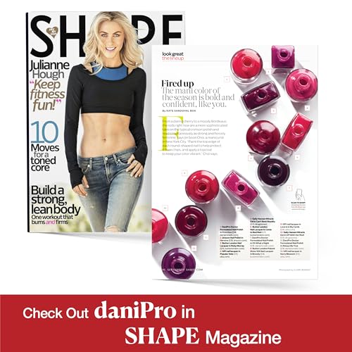 daniPro Doctor Formulated Nail Polish Babe It's You-Pearlescent Mocha Fingernail Polish & Toenail Polish, 0.5 oz with Undecylenic Acid, Biotin & Vitamins - Vegan Formula for Healthy Nails - USA-Made