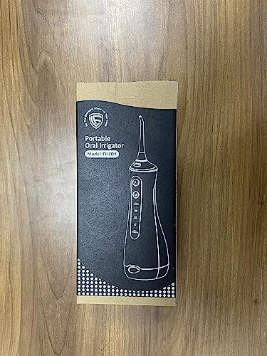 LF Water Flosser for Teeth Cleaning and Flossing Pick, DIY 4 Modes Rechargeable Cordless Oral Irrigator, IPX7 Waterproof Portable Electric Dentel Flossers for Home and Travel, Blue