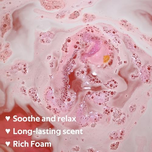 18PCS Bubble Bath Bombs Gift Set,Natural Handmade Bathbombs,Moisturizing Relaxing Shower Bombs,Organic Bath Bomb Kit Spa Gifts for Women,Men,Mom,Girls Boys and Birthday