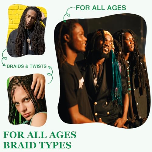 Braid Spray Rose Mint for Dreads Dreadlocks - Braids Locks Sprays Rose Water Braiding Spray for Locs Dull Shine & Lightweight - Loc Moisturizer for Box Braids Rosemary Oil for Hair Growth Hair Bonnet