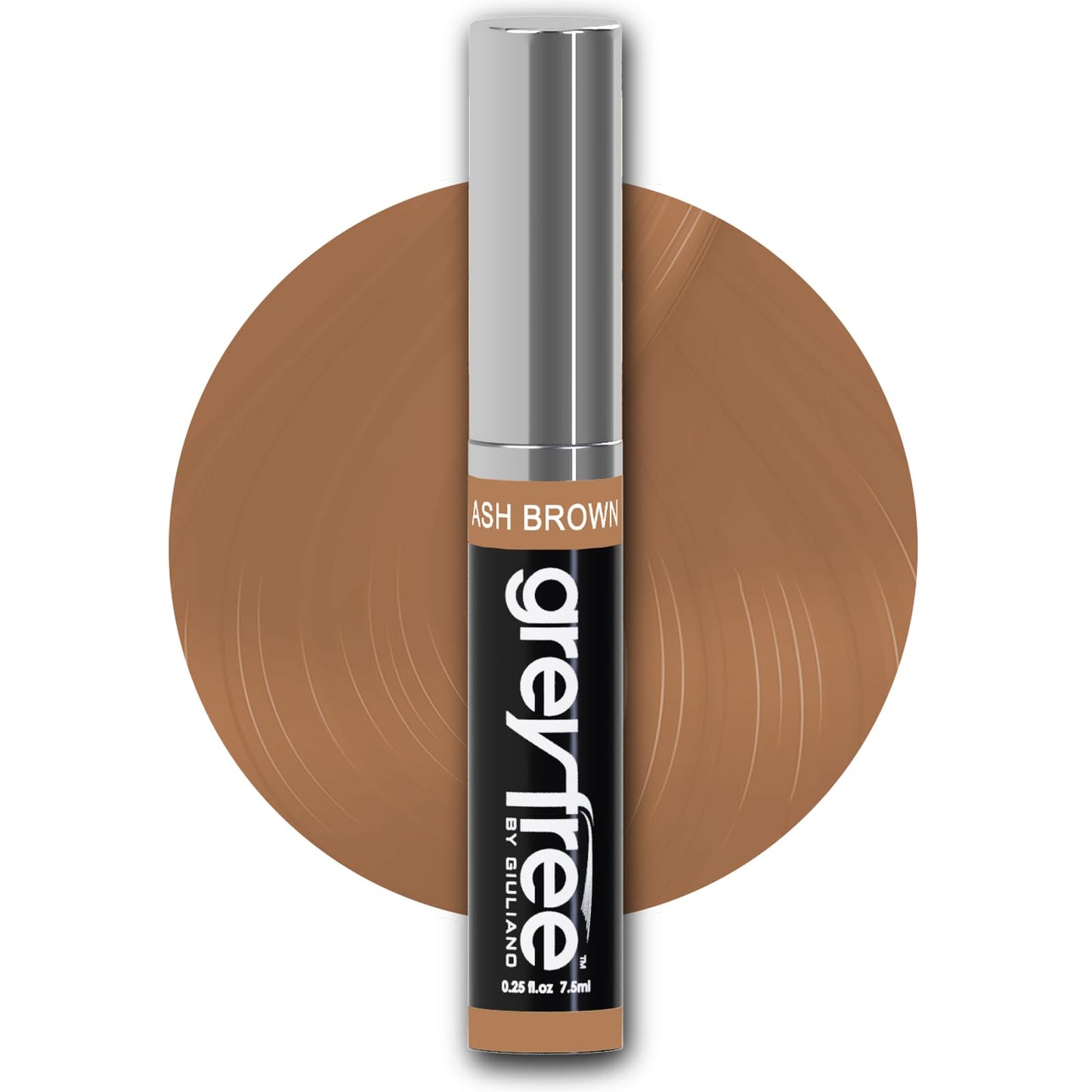 Greyfree Root Touch-Up Hair Mascara Temporary Gray Roots Concealer (ASH BROWN)