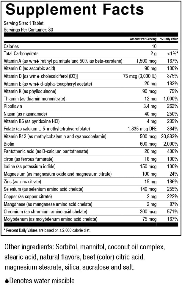 Celebrate Vitamins CelebrateONE 18 Chewables, 18mg Iron - One A Day Bariatric Multivitamin, Essential Vitamins & Minerals - Gastric Bypass & Sleeve Gastrectomy Supplement - Black Cherry (90 Tablets)