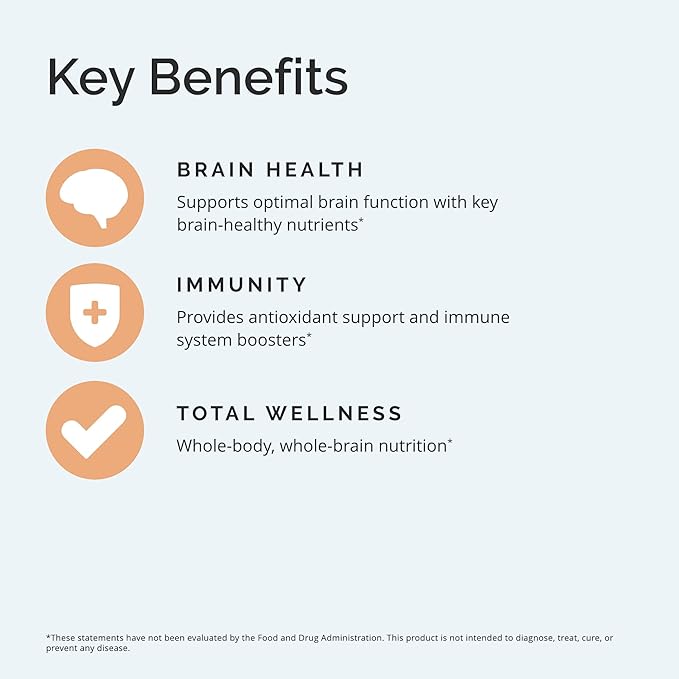 BRAINMD by Dr Amen Neuro-C, Citrus Vanilla - 16 fl oz - 1000 mg Liposomal Vitamin C - Advanced Brain & Immune Defense - Gluten Free - 32 Servings