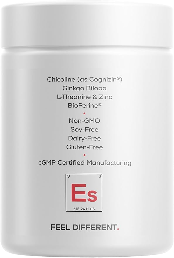 Codeage E-Sport Vitamins+ Citicoline Cognizin, Bacopa Monnieri Supplement, Multivitamins, Astaxanthin, L-Theanine, Ginkgo Biloba, Acetyl-L-Tyrosine, Huperzine A, Lutein, Esport Gaming - 90 Capsules