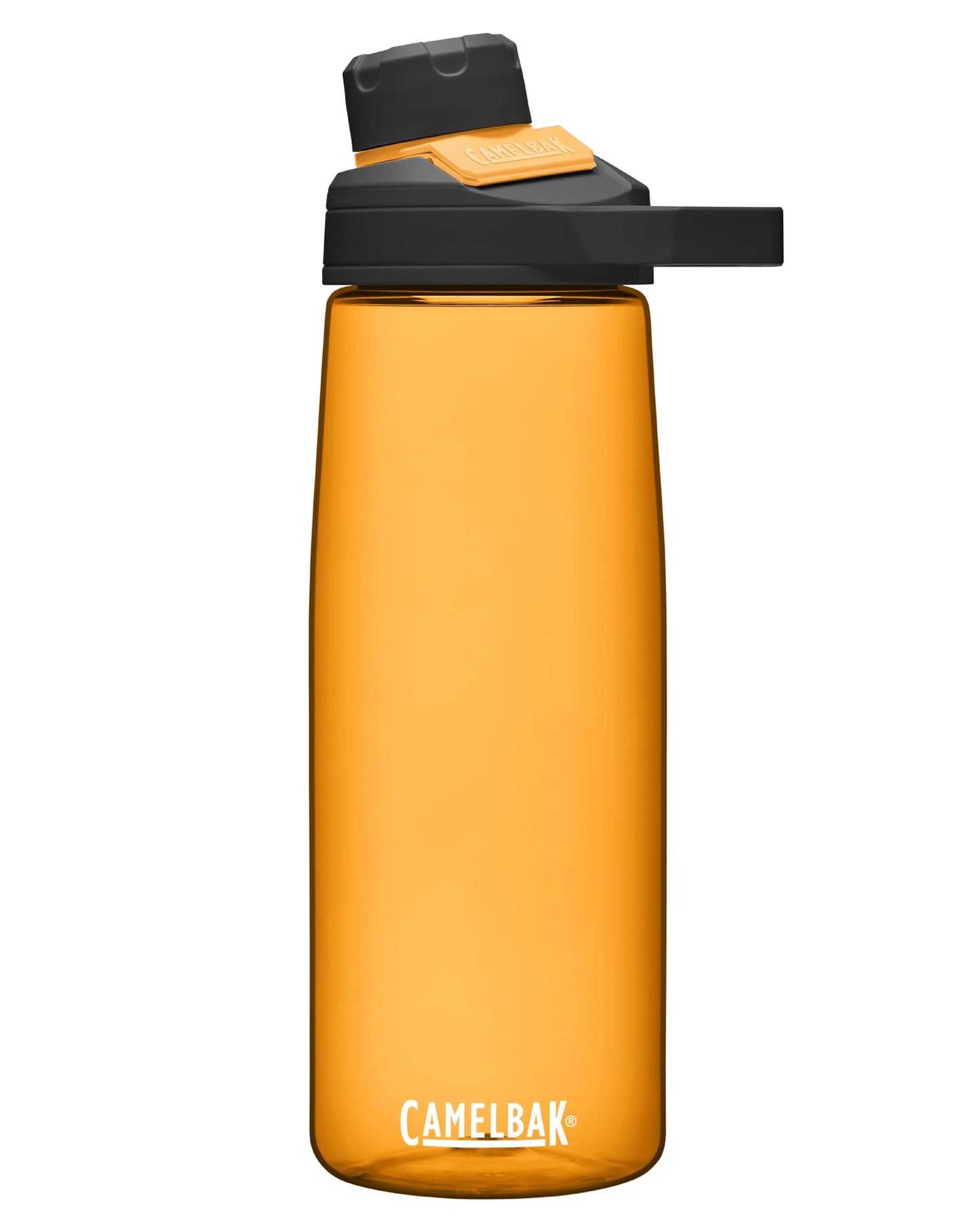 CamelBak Chute Mag BPA Free Water Bottle with Tritan Renew - Magnetic Cap Stows While Drinking, 25oz, Sunset Orange