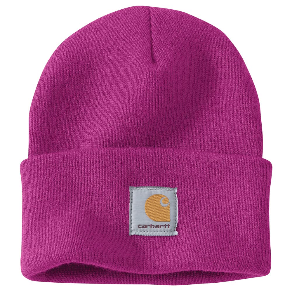 Carhartt Men's Knit Cuffed Beanie (Closeout), Magenta Agate