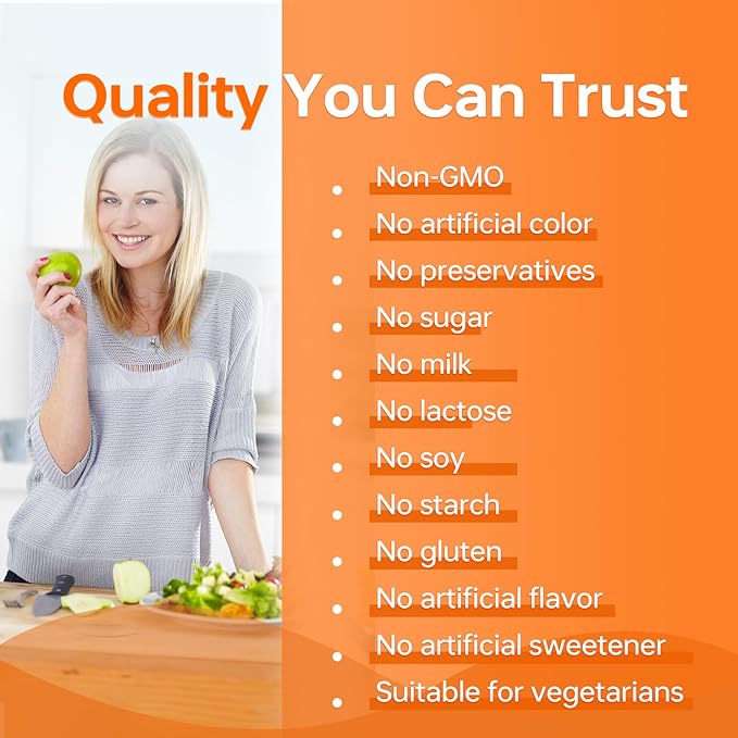 HUJ Vitamin C 500mg, Immune and Antioxidant Support, 60 Capsules