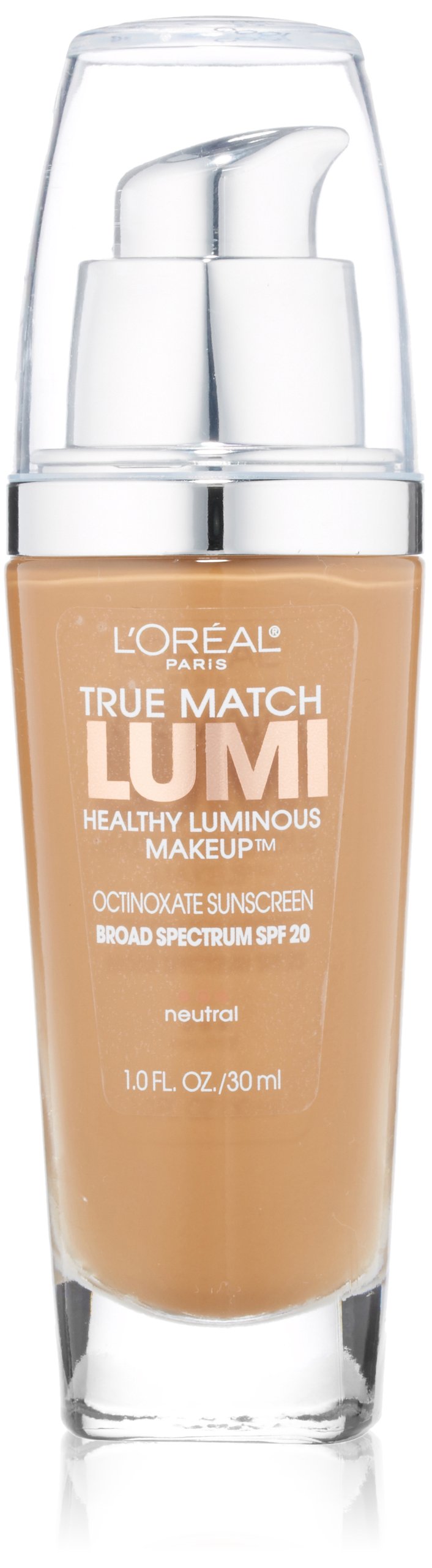 L'Oreal Paris True Match Lumi Healthy Luminous Makeup, N7-8 Classic Tan Cappucino, 1 fl; oz.