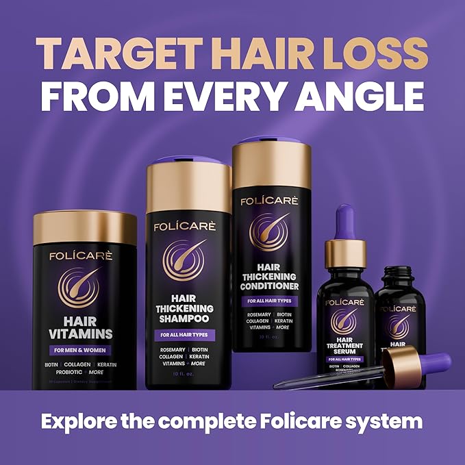 Hair Skin and Nails Vitamins for Women & Men, w/Biotin to Support Healthy Hair, Biotin Supplement Pills w/Collagen + Keratin + Probiotics, Biotina para Cabello Piel y Uñas - Made in USA