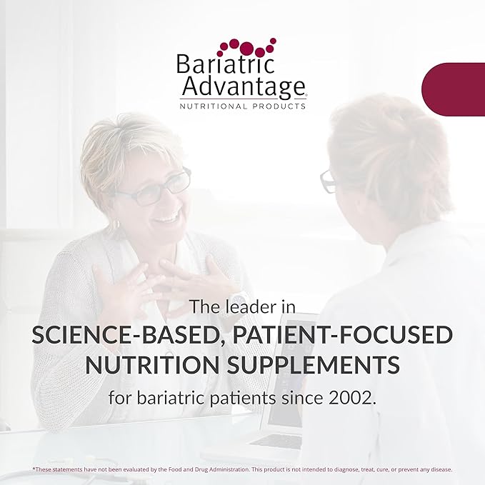 Bariatric Advantage Vitamin B1 thiamin - 100 mg Thiamin Mononitrate - Easy Digest - Designed for Bariatric Patients - Supports Energy Production* - Bariatric Supplement - 90 Count