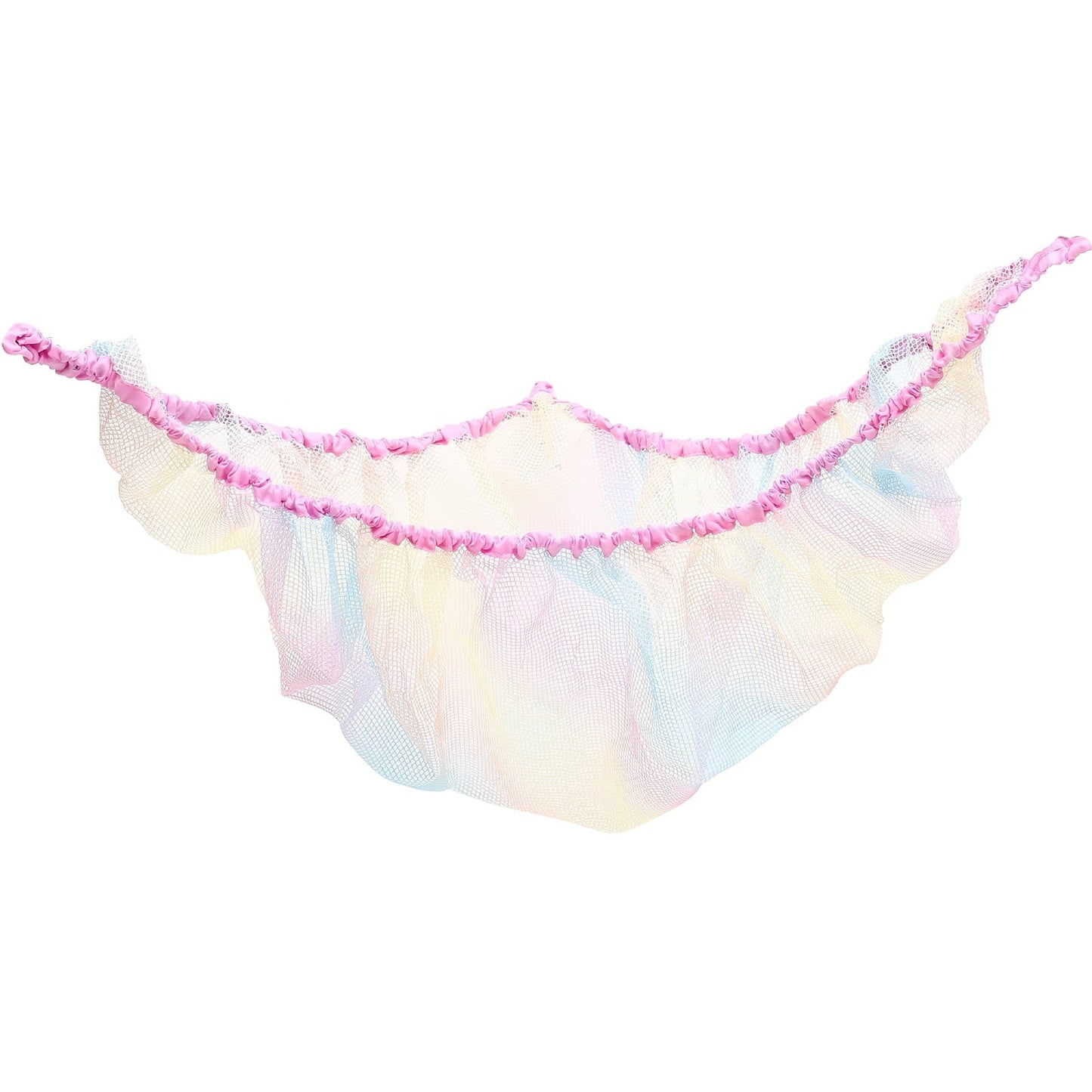 HONMEET Stuffed Animals Toy Storage Net Woven Mesh Hammock Multi-Colored Polyester 1Pack