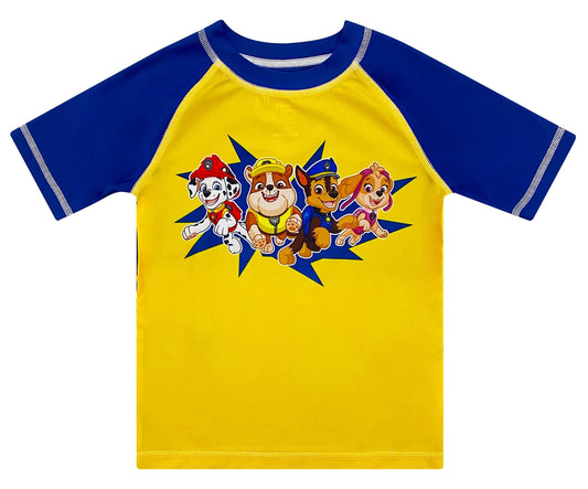 Boys' Paw Patrol Rash Guard Rashguard Swim Shirt 7