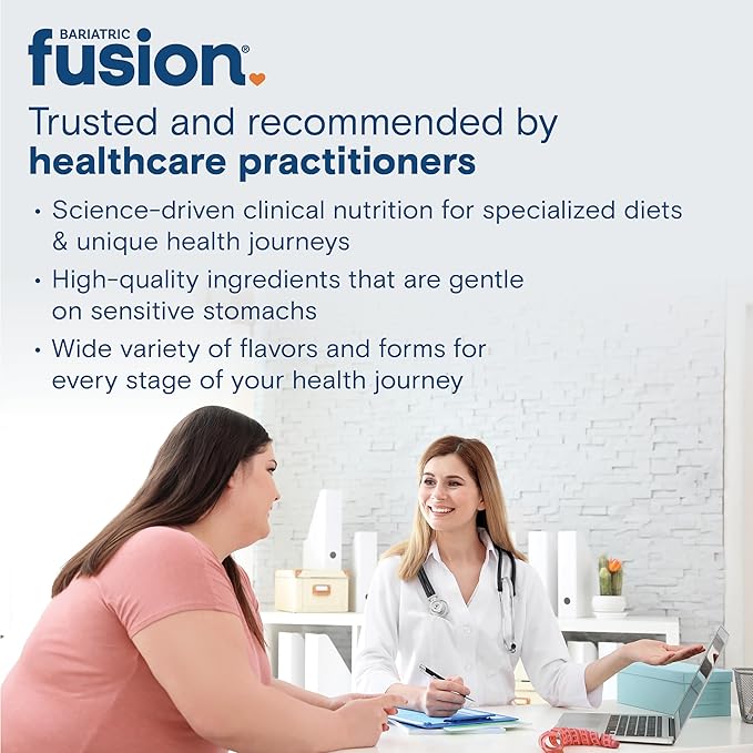 Bariatric Fusion Bariatric Multivitamin Without Iron | Post Bariatric Surgery Patients | Iron Free Bariatric Vitamin for Gastric Bypass and Sleeve Gastrectomy | Capsules | 1 Year Supply