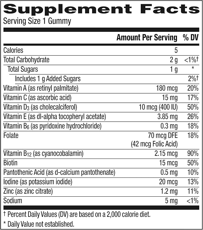 Centrum Kids Multivitamin Gummies, Tropical Punch Flavor Made With Natural Flavors, Stocking Stuffer, 150 Count, 150 Day Supply