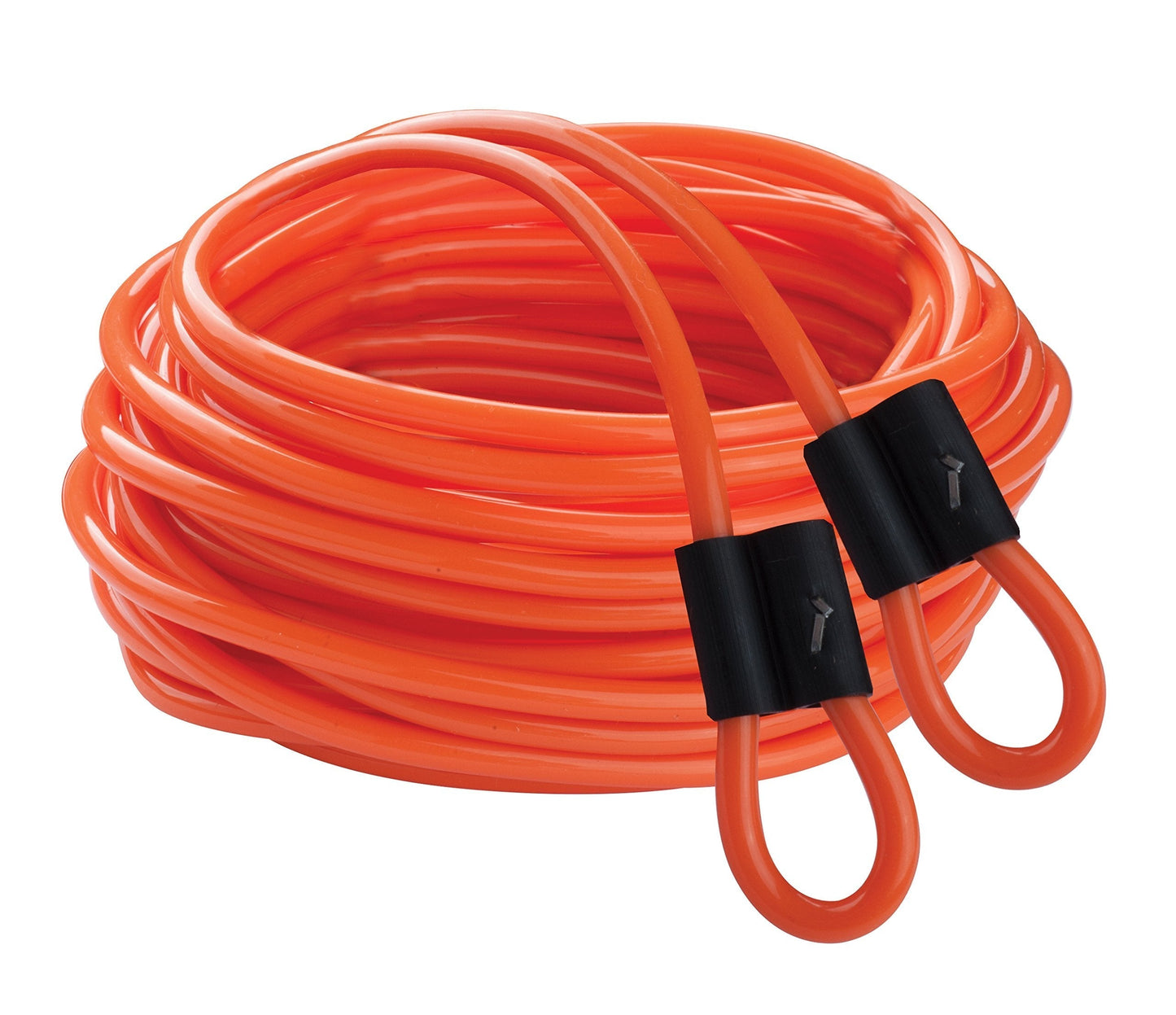 Champion Sports DD Series Double Dutch Licorice Jump Ropes - Orange, 30-Feet (Set)