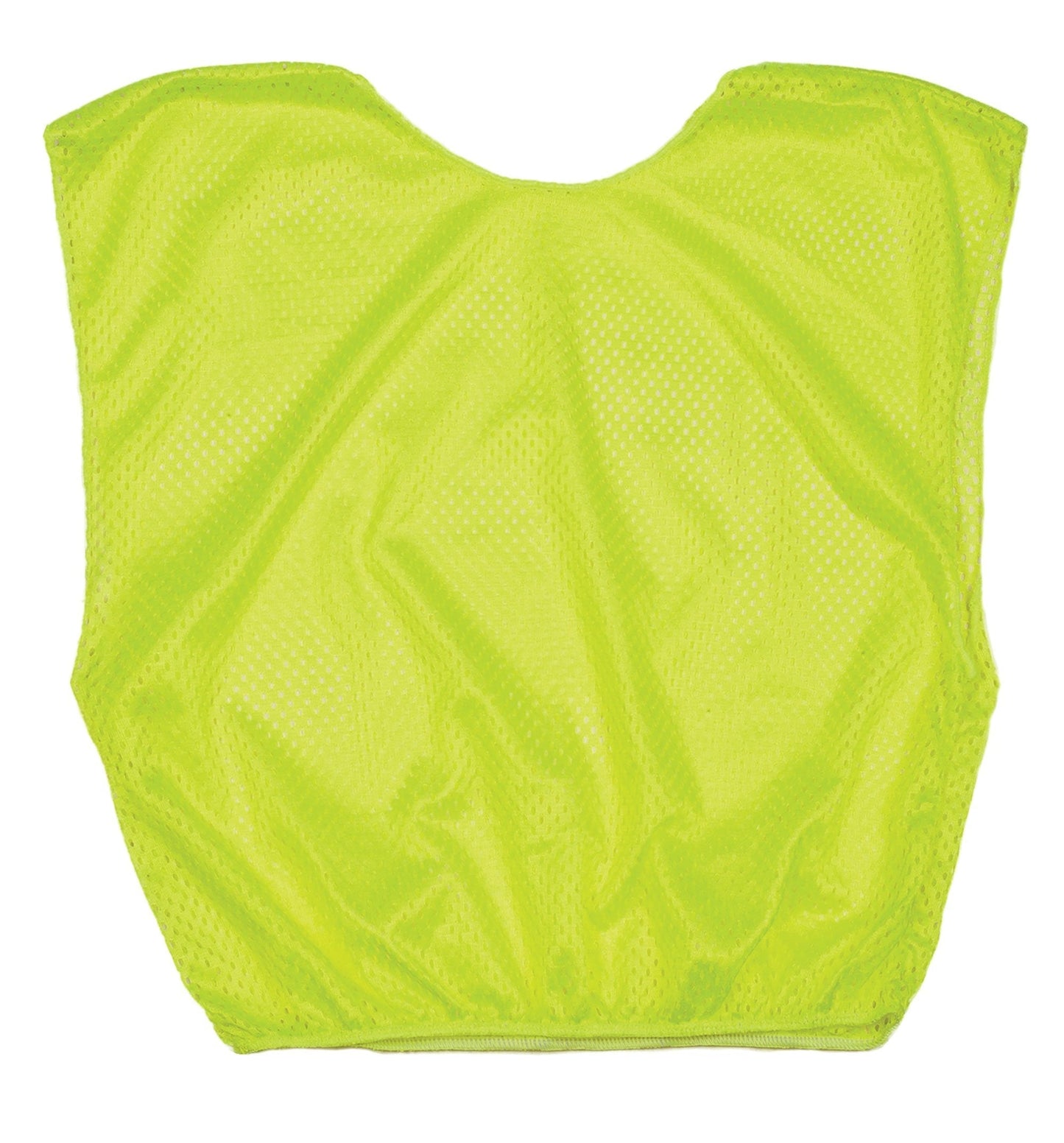 Champion Sports Adult Mesh Practice Scrimmage Vest, Neon Yellow (Pack of 12)