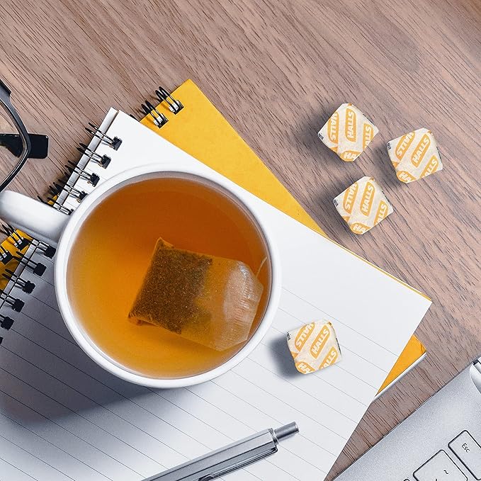 HALLS Defense Assorted Citrus Vitamin C Drops, 20 Sticks of 9 Drops (180 Total Drops)