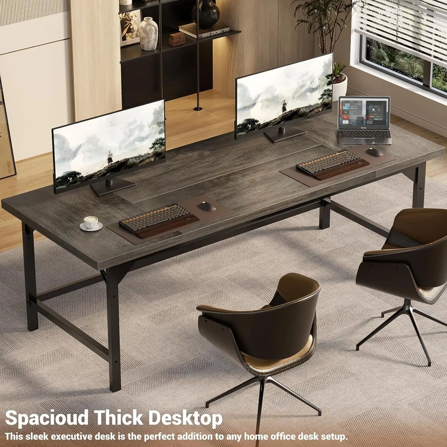 Large Extra Long 2-Person Desk