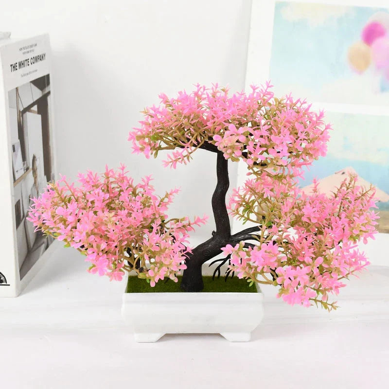 Artificial Bonsai Tree Potted Ornament