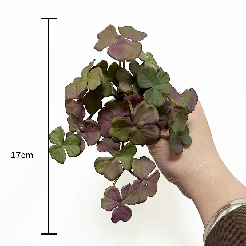 Artificial Copper Coin Grass Bouquet Décor
