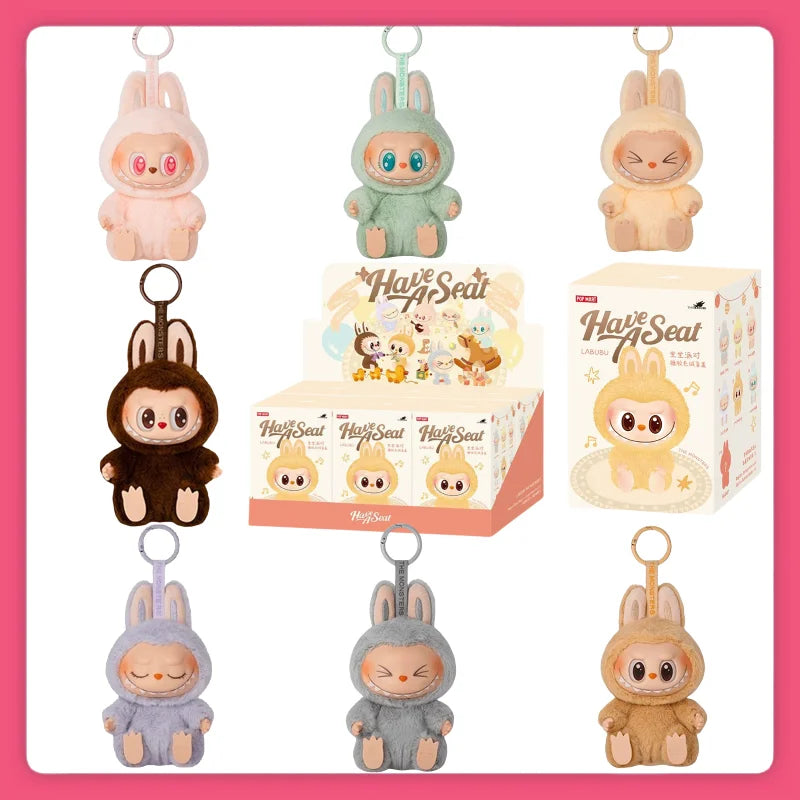 Labubu 2nd Gen Sitting Plush Keychain