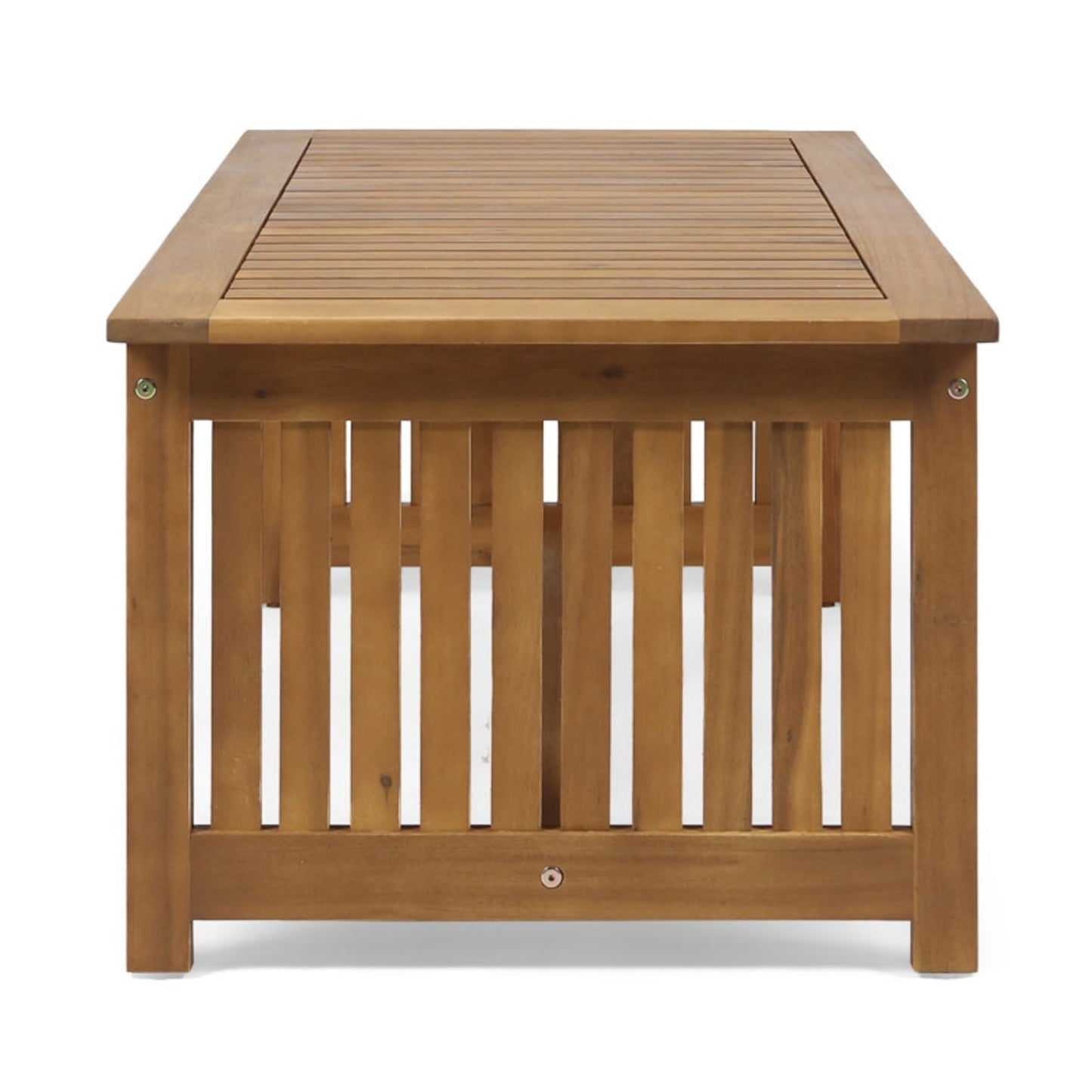 Acacia Outdoor Coffee Table, Handcrafted 40" Long Patio