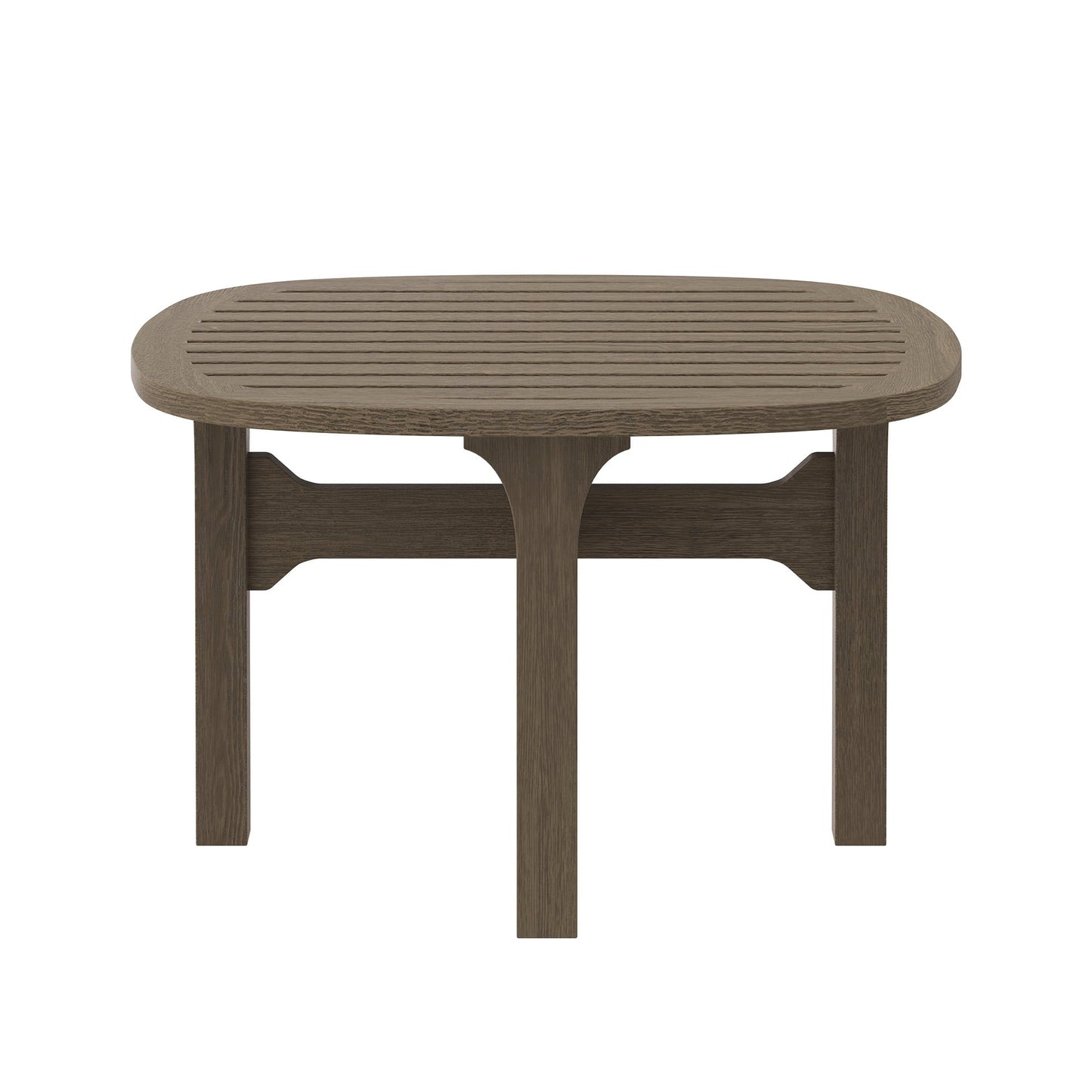 Coffee Side Table, Brown, Teak Wood, Outdoor Patio Balcony Cafe Bistro Garden Hospitality Restaurant, Modern Contemporary, HB37905