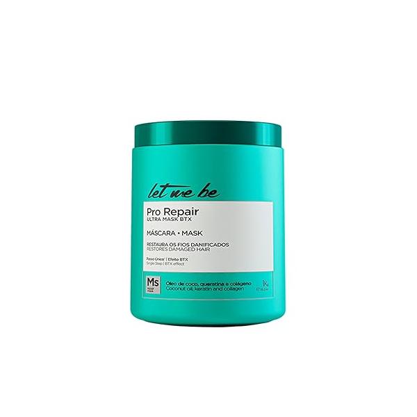 Let Me Be Pro Repair Ultra Mask BTX 1kg / 35.27 oz - Deep Conditioning Hair for Damaged, Dry, Bleached, or Chemically Treated Intense Nourishment, Shine & Smoothness