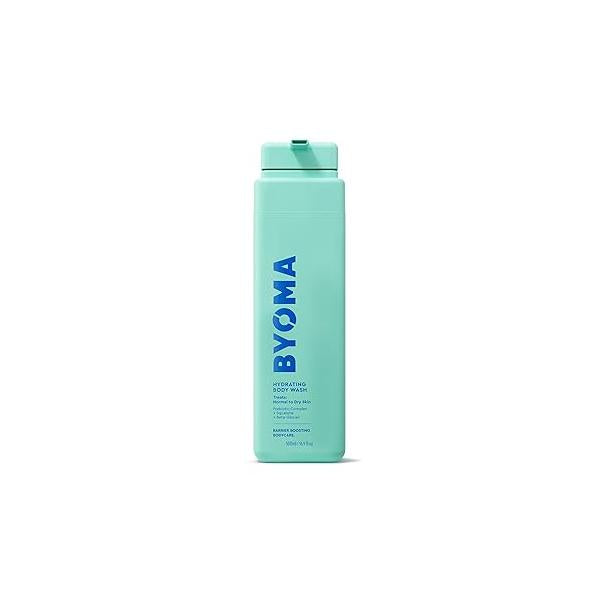 BYOMA Hydrating Body Wash - For Normal to Dry Skin Hydrating, Creamy with Squalane, Beta Glucan Cleanses, Softens & Soothes Barrier Repair 16.9 fl oz
