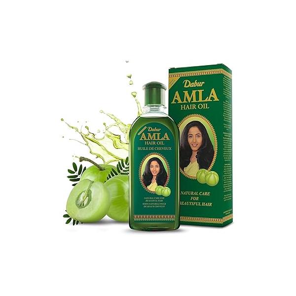 Dabur Amla Hair Oil - Nourishing Indian for Men & Women, Healthy, Moisturized and Scalp (300ml)