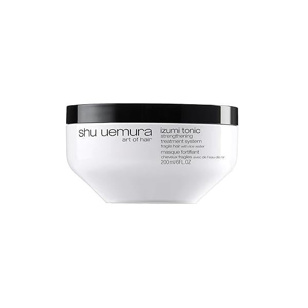 Izumi Tonic Strengthening & Thickening Rice Water Hair Mask, Nourishes and Repairs Damaged Strands, Smooths Adds Shine, With Japanese Water, 6 Fl Oz