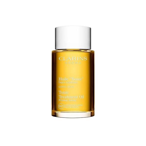 CLARINS Tonic Body Treatment Oil | Stretch Mark Pregnancy Care Skin Elasticity Is Improved After 28 Days* Visibly Firms and Tones Dermatologist Tested Natural 100% Plant Extracts