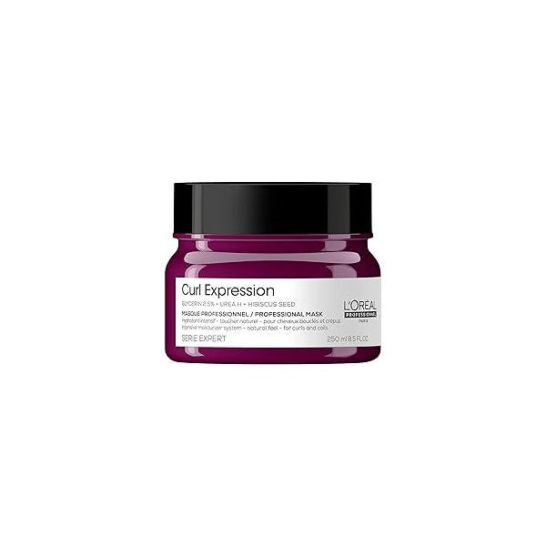 L'Oréal Professionnel Paris Curl Expression Mask - Moisturizes and Pre-Detangles For Curly Coily Hair Types, Adds Shine, Paraben-Free