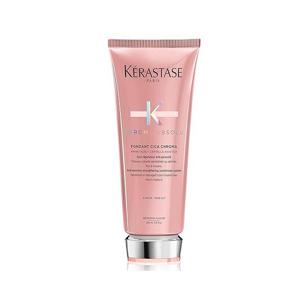 Kerastase Chroma Absolu Cica Strengthening Conditioner For Sensitive or Damaged Hair - Anti-Porosity, Improves Health and Preserves Color Vibrancy With Lactic Acid
