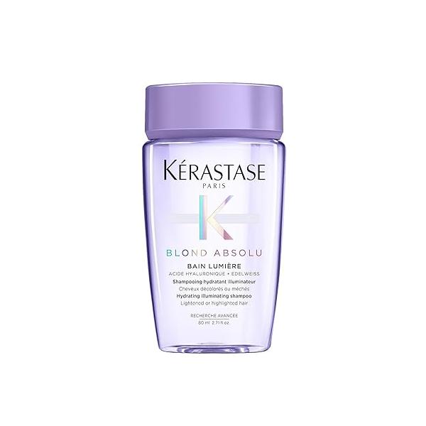 Kerastase Blond Absolu Lumière Illuminating Shampoo For Lightened & Highlighted Hair - Intensely Hydrates Illuminates Shiny Hair, Removes Impurities Pollution