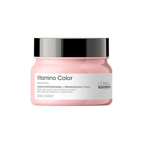 L'Oréal Professionnel Vitamino Color Hair Mask - Protects & Preserves Color, Enhances Shine Vibrancy, Moisturizes Detangles