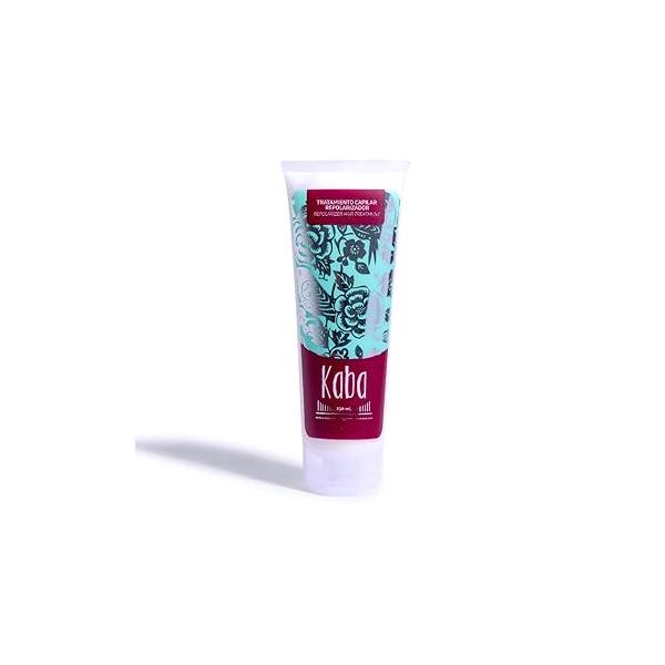 Kaba Hair Treatment Mask for Dry Damaged Hair, Made With Natural Extracts, Promotes Growth, Deep Conditioning, Restores Vitality & Frizz Control, 7.8 Oz